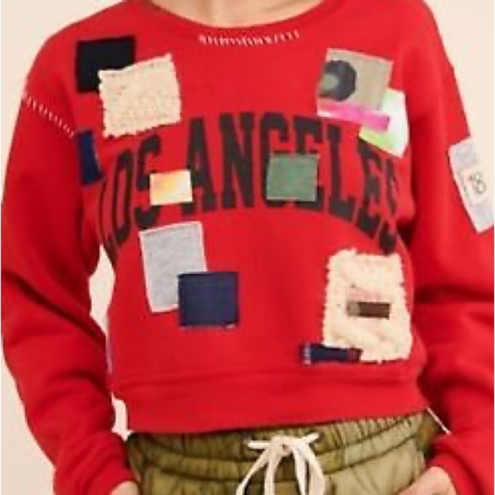 New Women’s Riley 1880 Los Angeles Patches Leopard Sweatshirt!!🔥🔥🔥